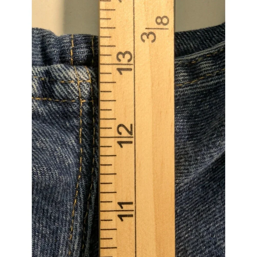 Wrangler Authentics Men's Jeans 42x30 Dark Wash Straight Leg 100% Cotton ZM200SD